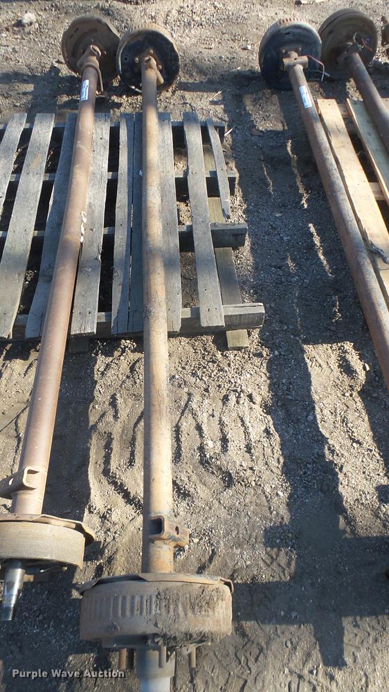 image for item DX9962 (2) trailer axles