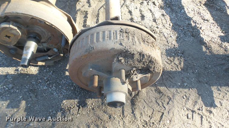 image for item DX9962 (2) trailer axles