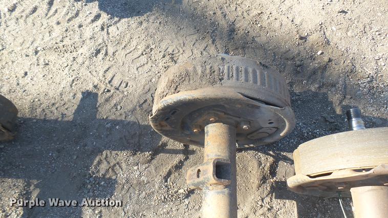 image for item DX9962 (2) trailer axles