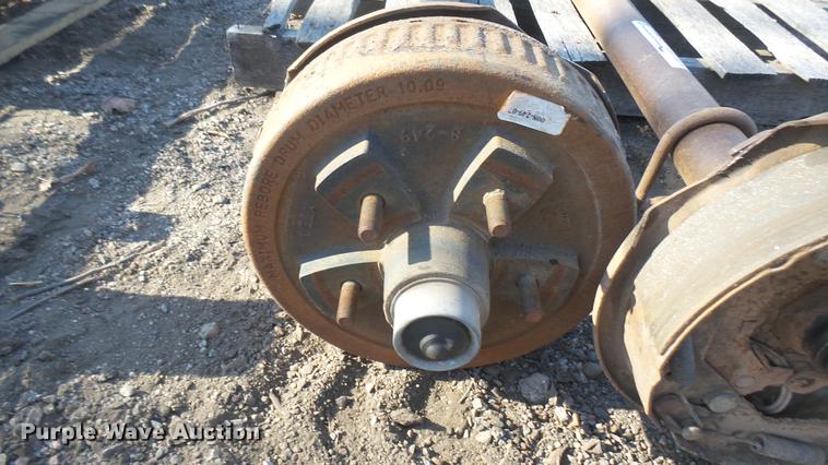 image for item DX9962 (2) trailer axles