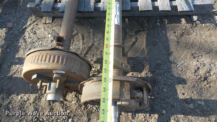 image for item DX9962 (2) trailer axles