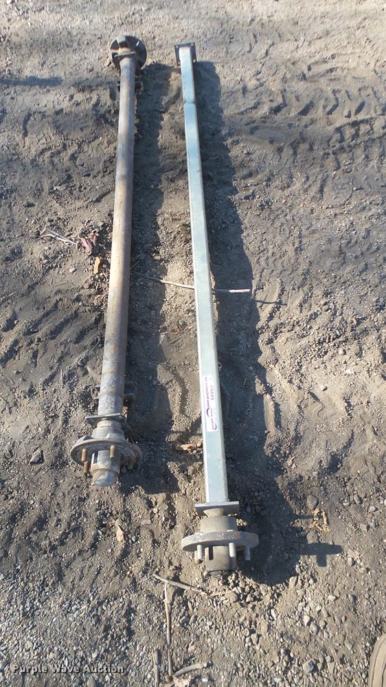 image for item DX9964 (2) trailer axles