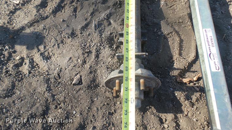 image for item DX9964 (2) trailer axles