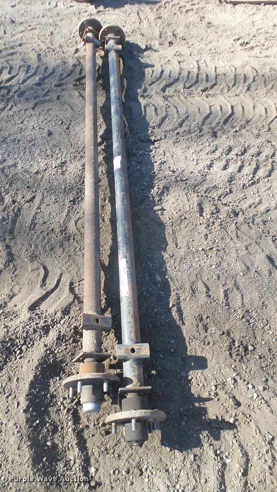 image for item DX9965 (2) trailer axles