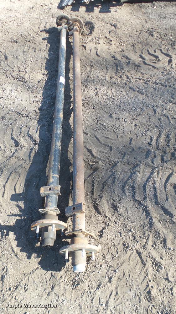image for item DX9965 (2) trailer axles