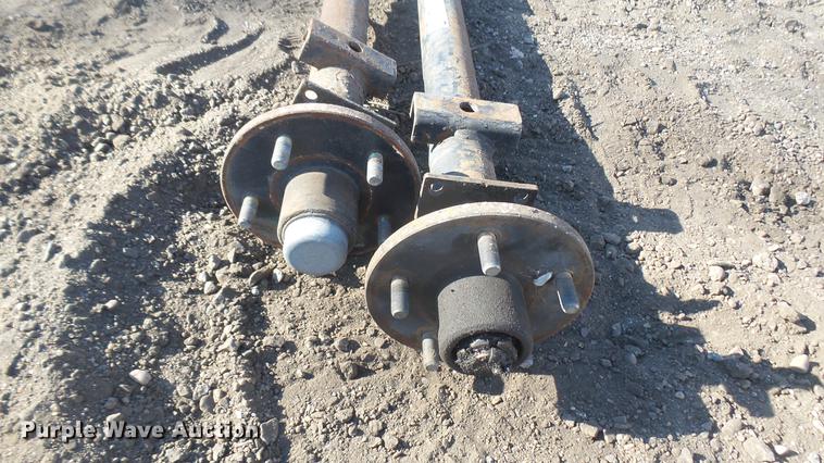 image for item DX9965 (2) trailer axles