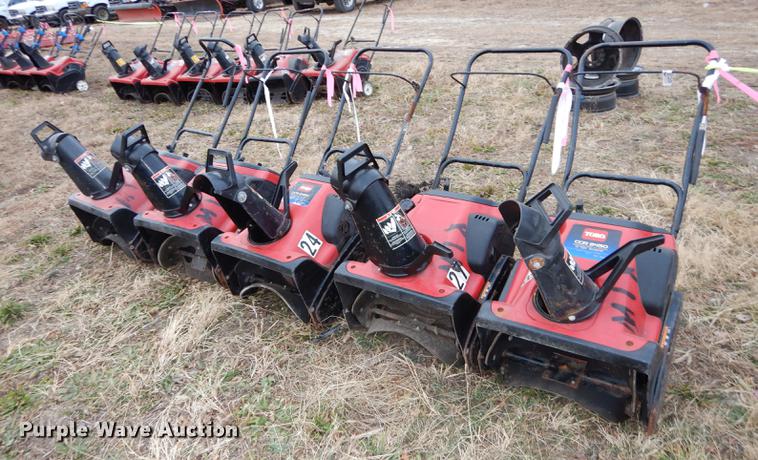 image for item EC9871 (12) Toro CCR-2450 R-Tek snow throwers