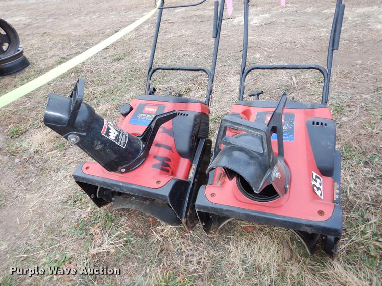 image for item EC9871 (12) Toro CCR-2450 R-Tek snow throwers