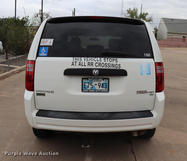 image for item ED9632 2010 Dodge Caravan handicap accessible van