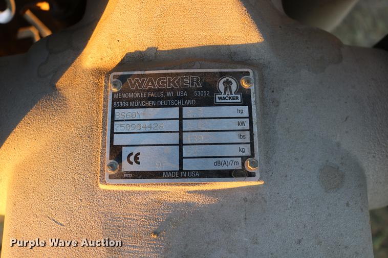 image for item EE9904 1997 Wacker BS604 rammer