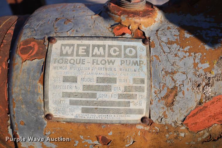 image for item EE9949 (2) Wemco water pumps