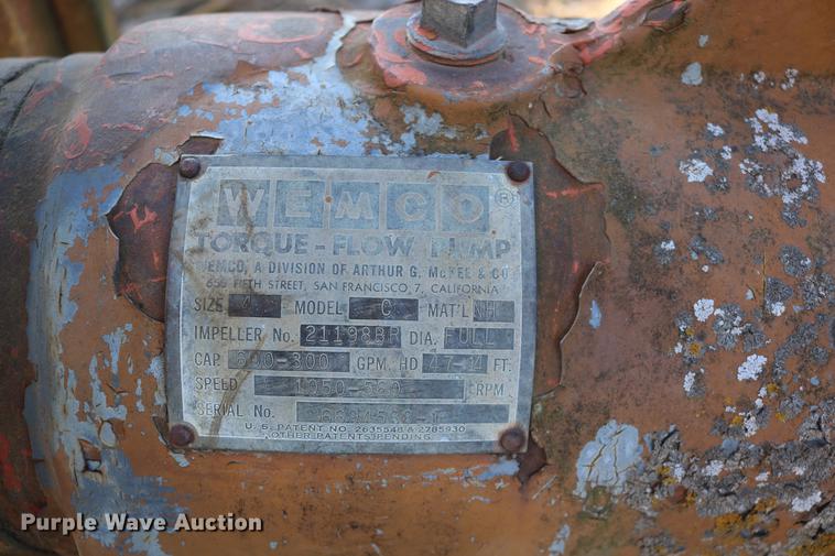 image for item EE9949 (2) Wemco water pumps