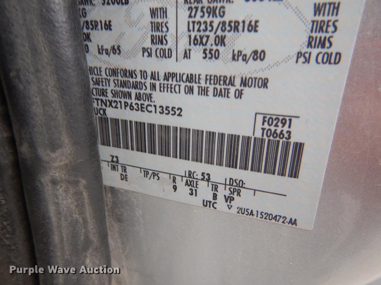 image for item J5624 2003 Ford F250 Super Duty XLT SuperCab pickup truck