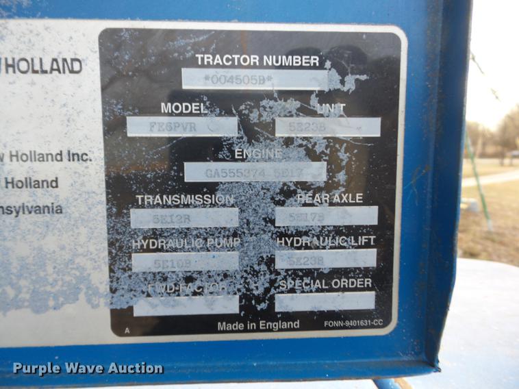 image for item K6301 Ford 7840 tractor