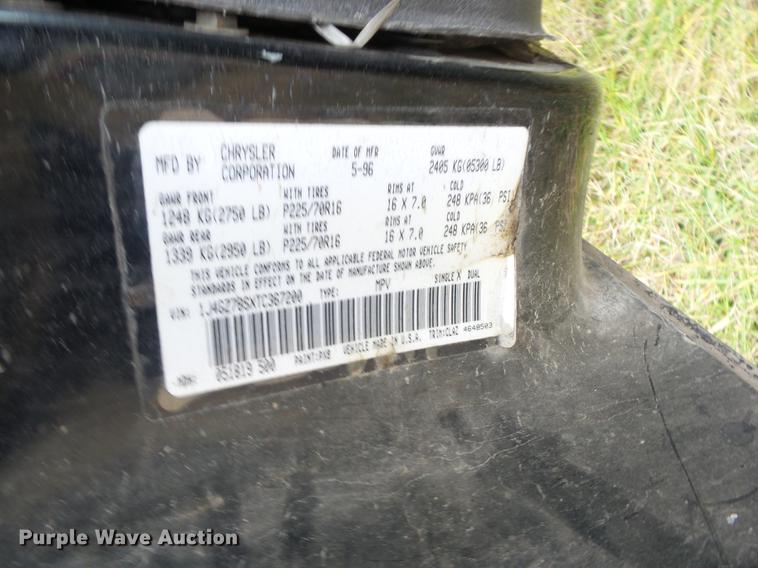 image for item K6306 1996 Jeep Grand Cherokee SUV