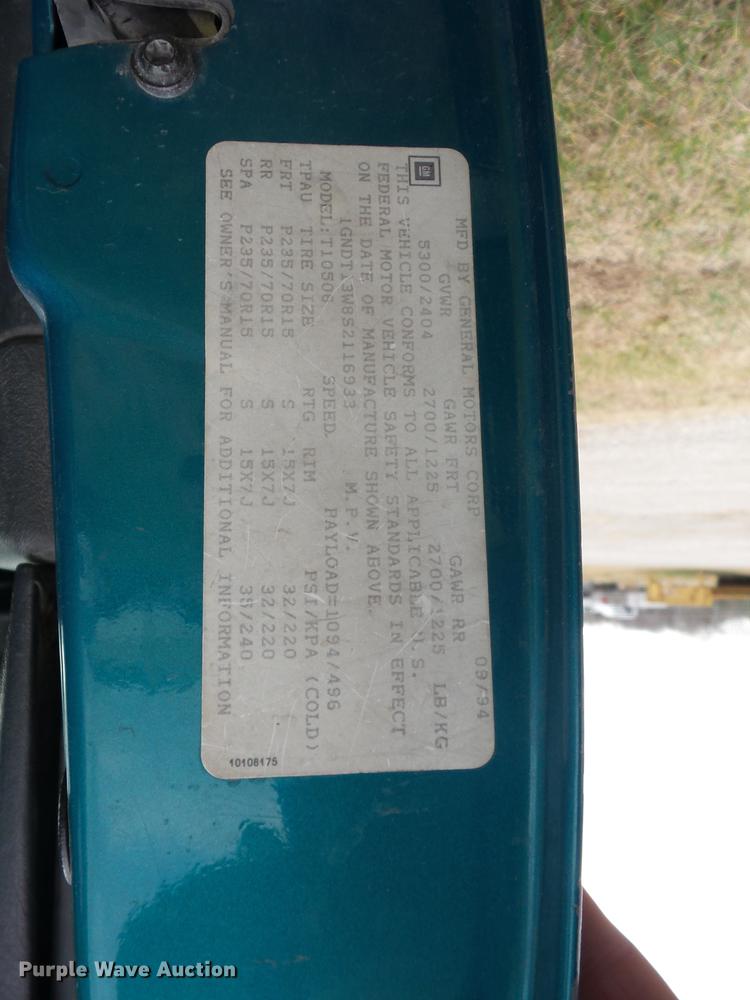 image for item K6314 1995 Chevrolet Blazer SUV