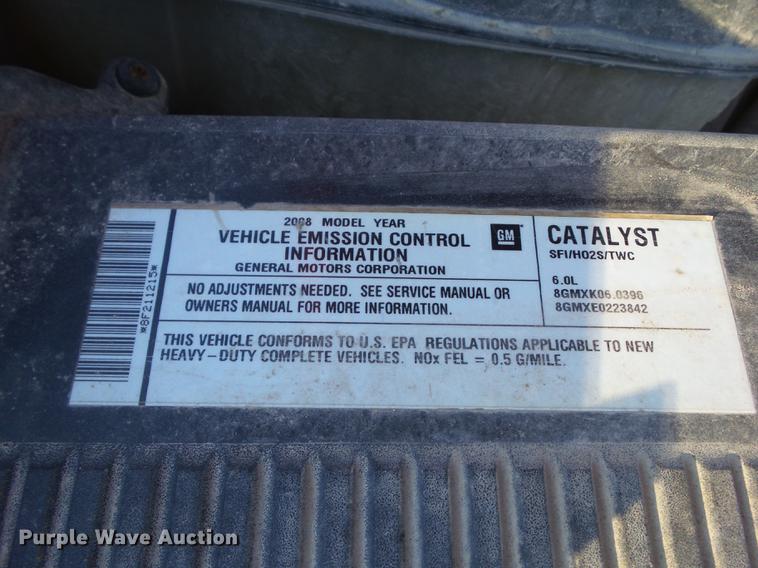 image for item L5645 2008 GMC Sierra 3500HD Crew Cab pickup truck