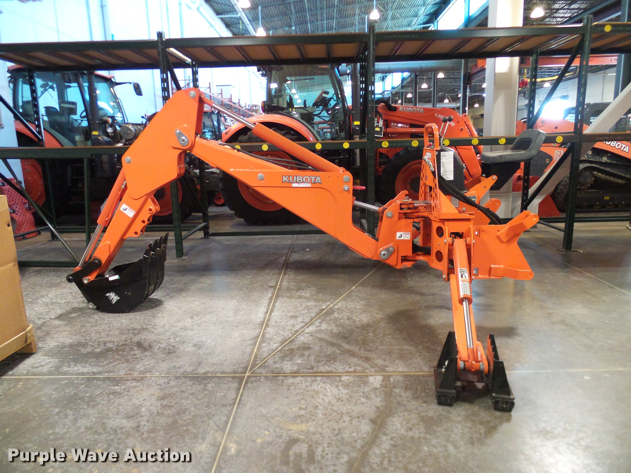 Kubota M4011 backhoe attachment in Grapevine, TX Item AZ9306 sold