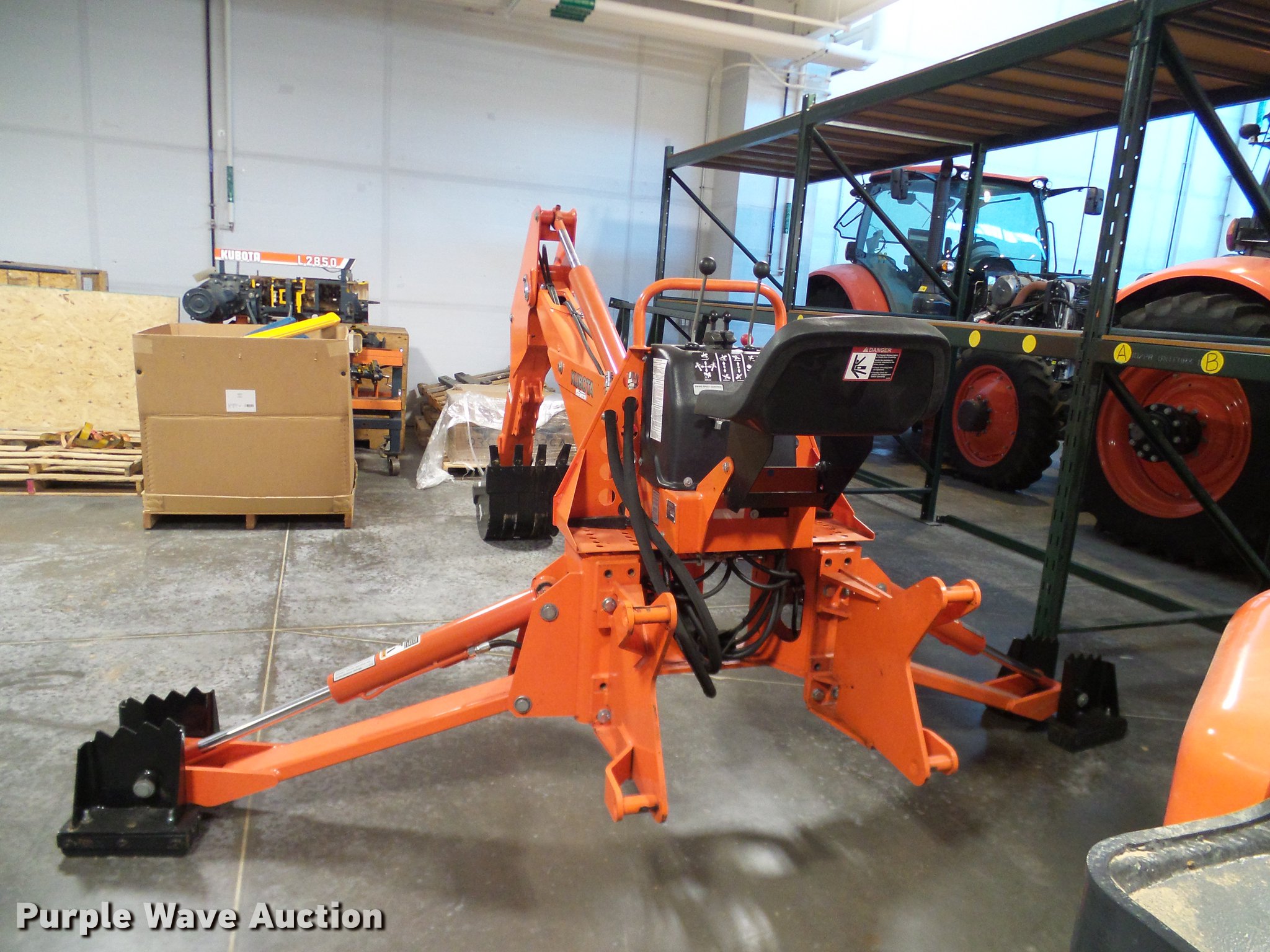 Kubota M4011 backhoe attachment in Grapevine, TX Item AZ9306 sold