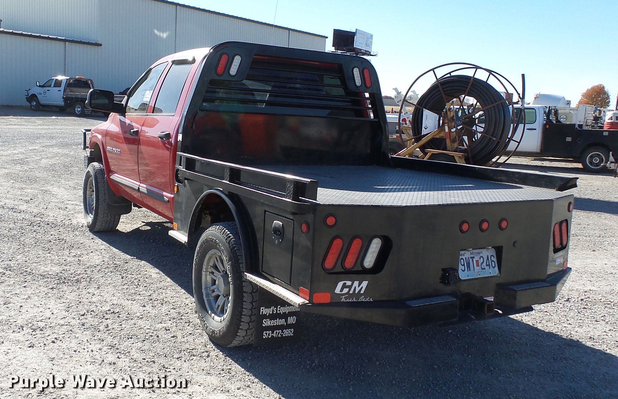 2003 Dodge Ram 2500 Quad Cab flatbed pickup truck in Sikeston, MO