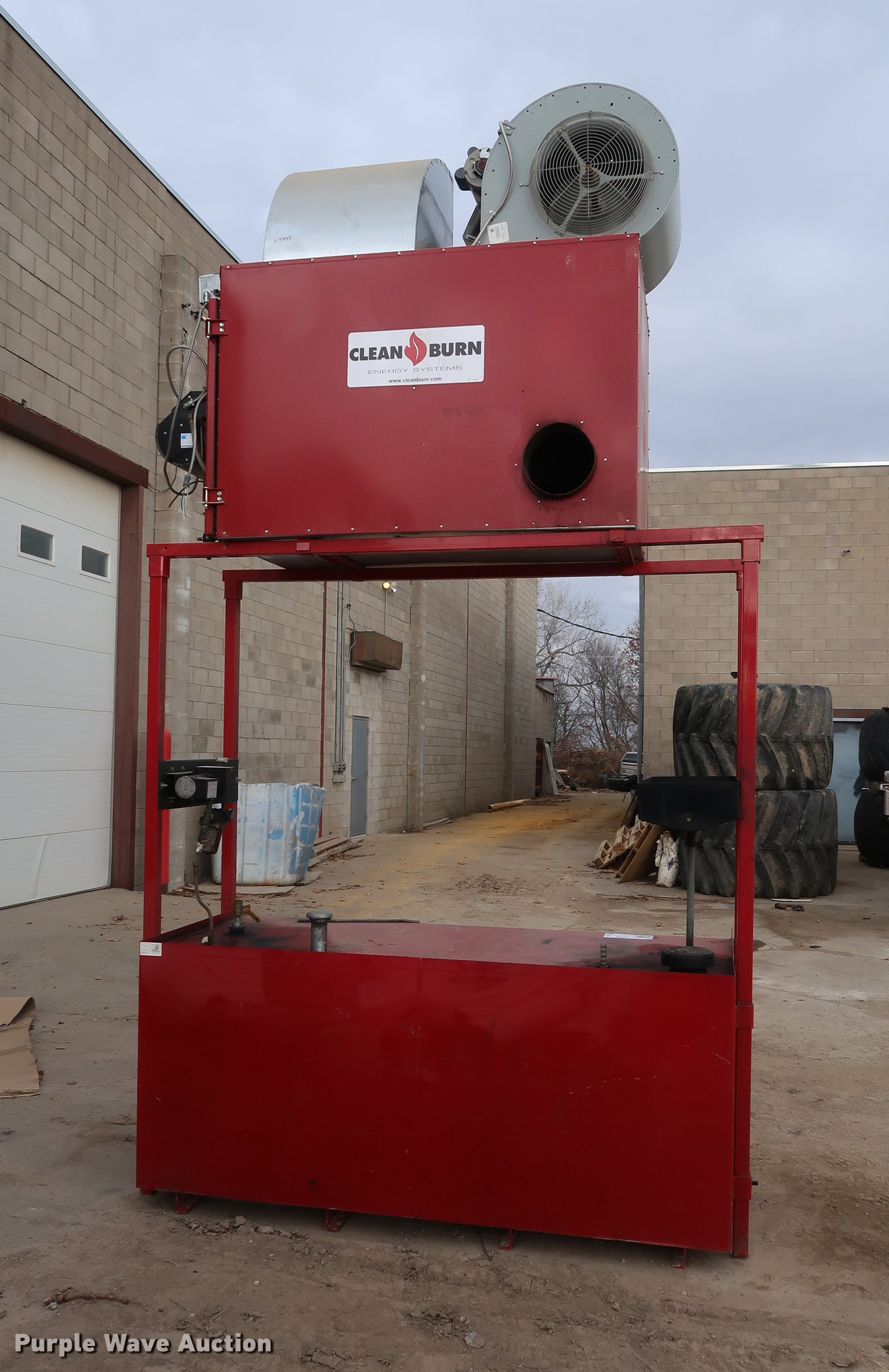 Clean Burn CB5000 used oil furnace in Odessa, MO Item DA8513 sold