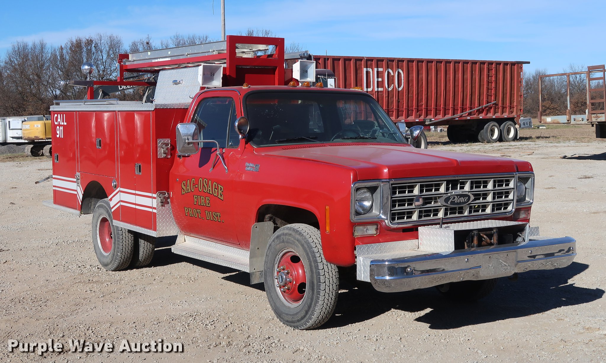 1978 Chevrolet Custom Deluxe fire truck in Higginsville, MO Item