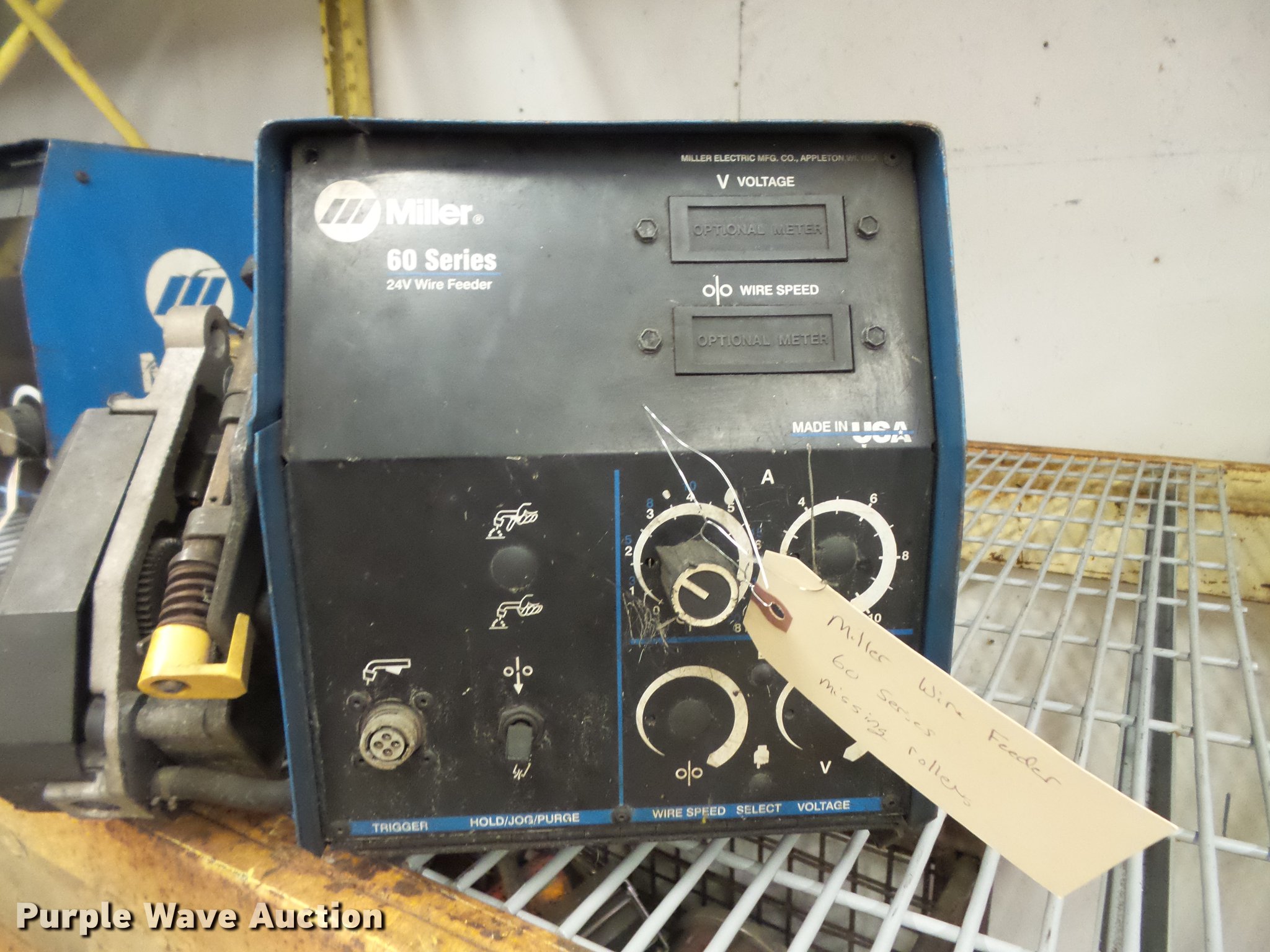 Miller 60 Series Wire Feeder Item Db8028 12 27 2017