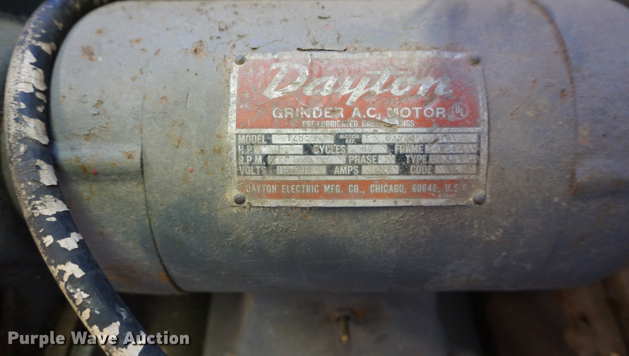 Dayton bench grinder in Leavenworth, KS Item DN9458 sold Purple Wave