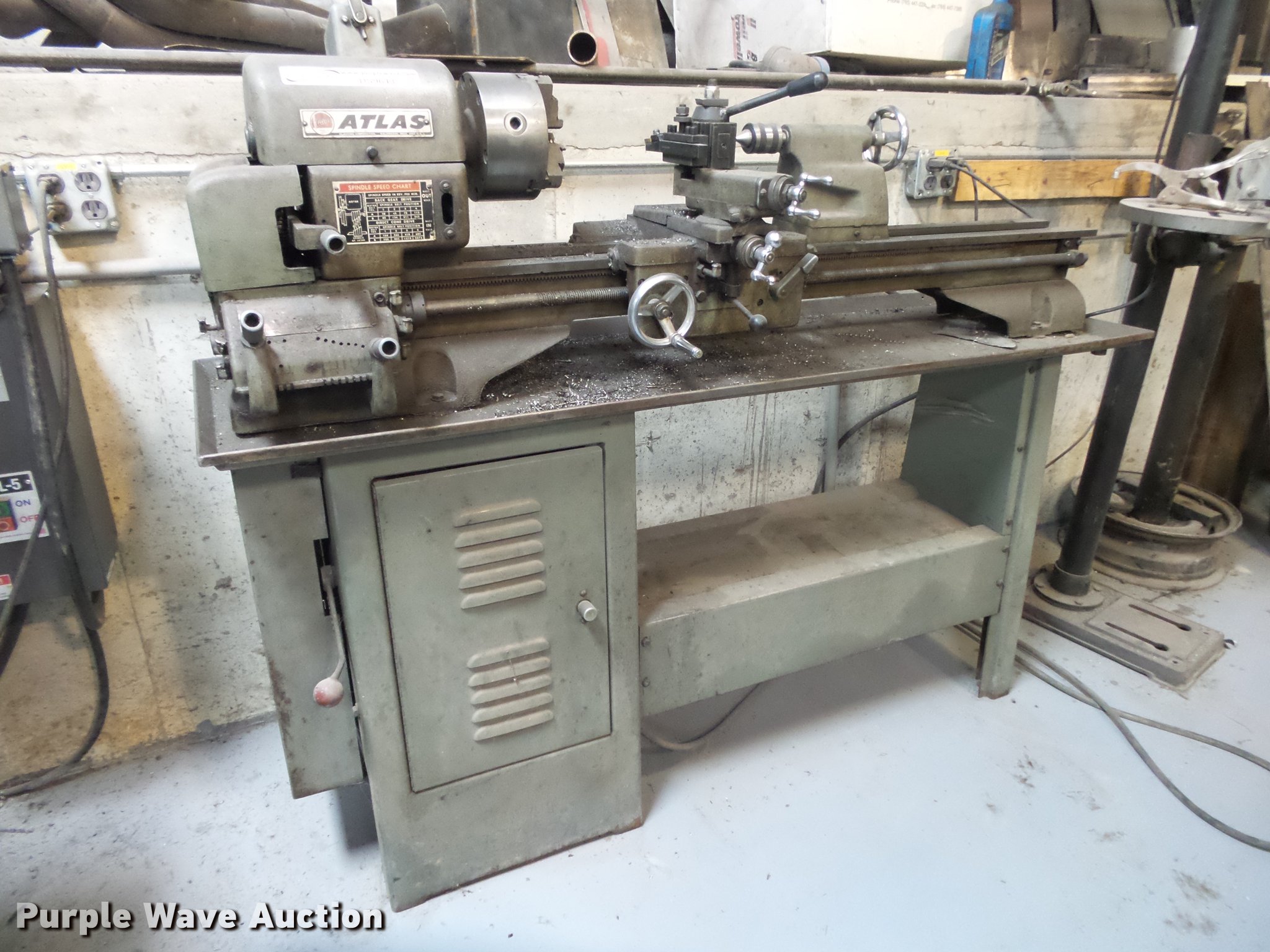 Atlas 3996 lathe in West Plains, MO | Item DS9643 sold | Purple Wave