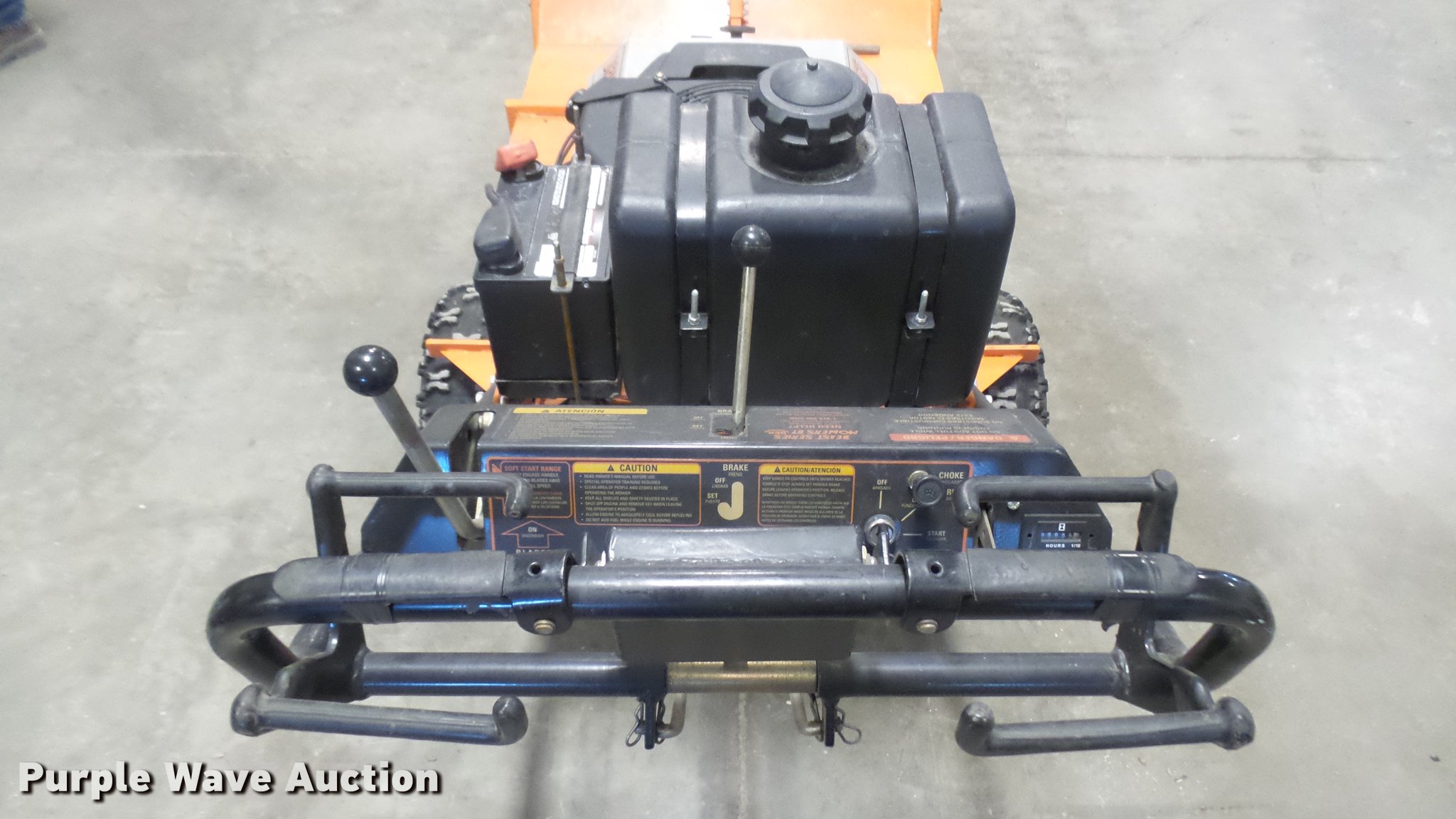 Dek Brush Beast brush mower in Newton, KS Item DX9922 sold Purple Wave