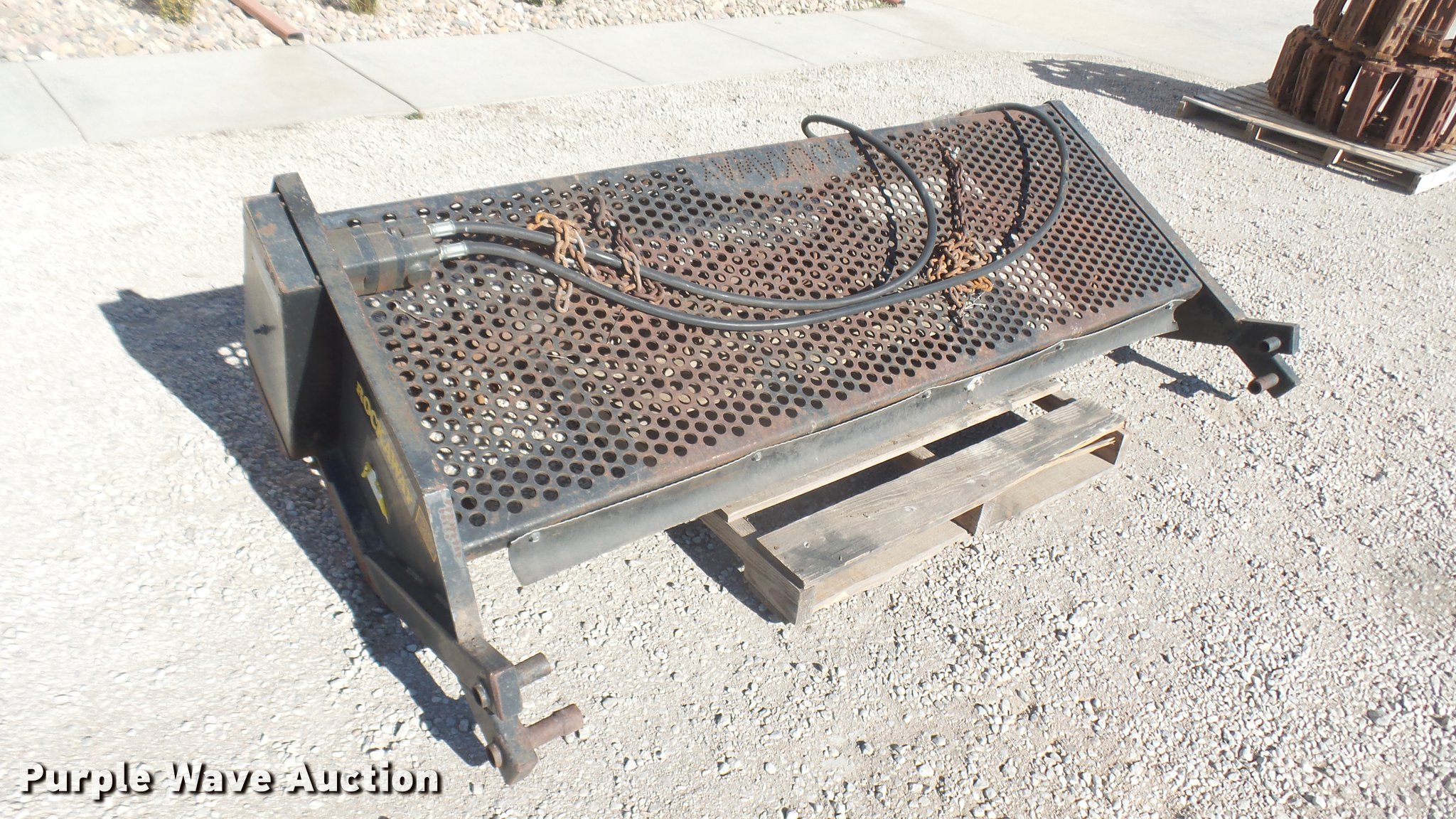 Rockaway rock picker/sifter in Newton, KS Item DX9932 sold Purple Wave