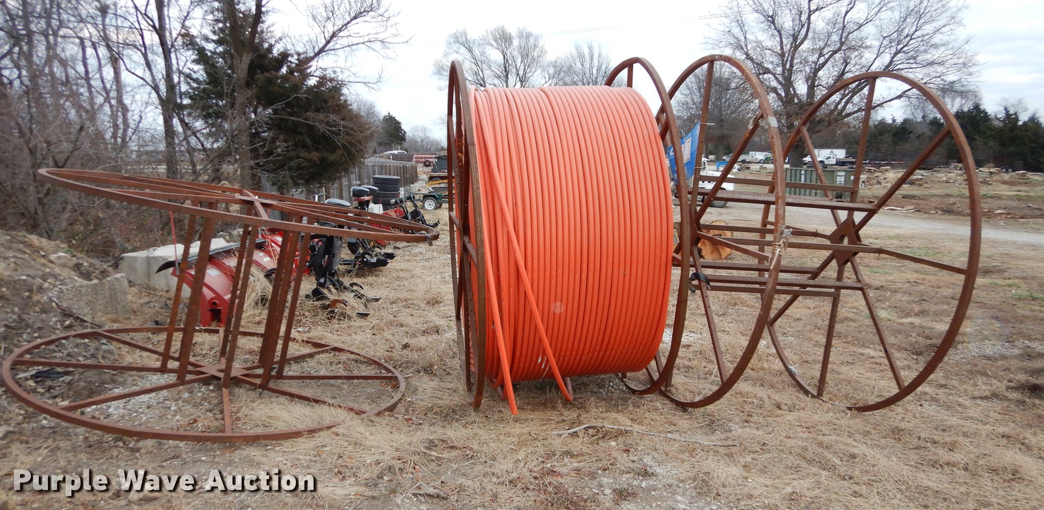 (3) PVC pipe reels in Stilwell, KS Item EC9888 sold Purple Wave