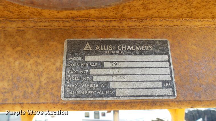 image for item AP9525 Fiat-Allis 7G-B track loader