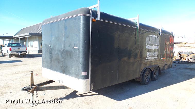 image for item AP9529 2004 Lone Star Trailers enclosed cargo trailer and tools