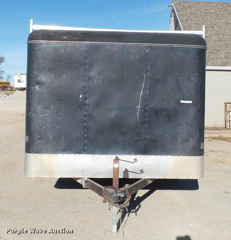 image for item AP9529 2004 Lone Star Trailers enclosed cargo trailer and tools