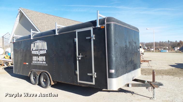 image for item AP9529 2004 Lone Star Trailers enclosed cargo trailer and tools