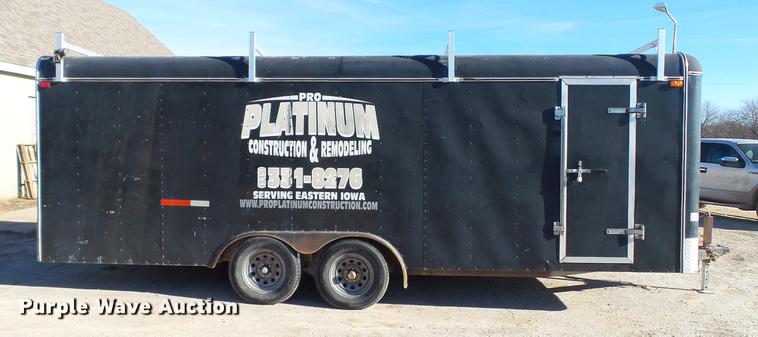 image for item AP9529 2004 Lone Star Trailers enclosed cargo trailer and tools