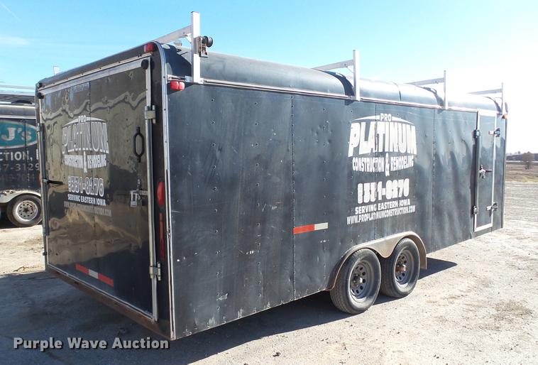 image for item AP9529 2004 Lone Star Trailers enclosed cargo trailer and tools