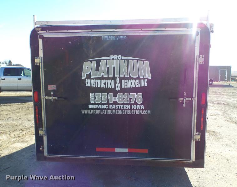 image for item AP9529 2004 Lone Star Trailers enclosed cargo trailer and tools