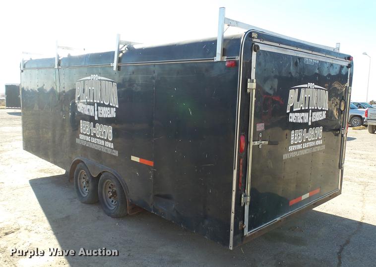 image for item AP9529 2004 Lone Star Trailers enclosed cargo trailer and tools