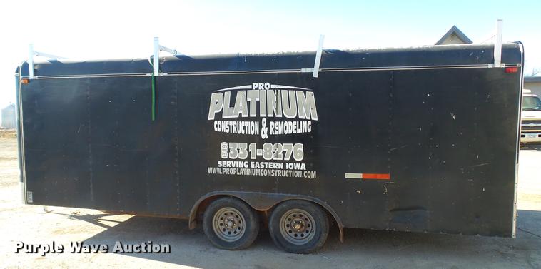 image for item AP9529 2004 Lone Star Trailers enclosed cargo trailer and tools