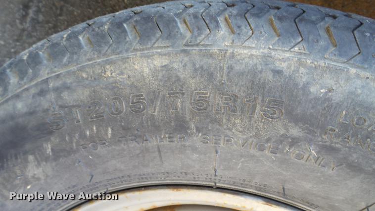 image for item AP9529 2004 Lone Star Trailers enclosed cargo trailer and tools