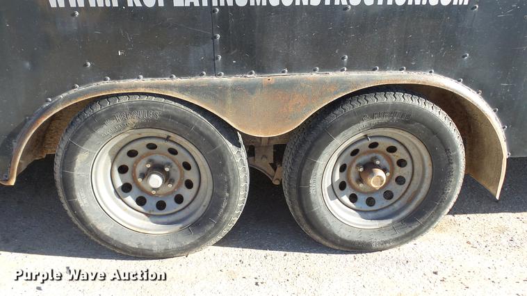 image for item AP9529 2004 Lone Star Trailers enclosed cargo trailer and tools