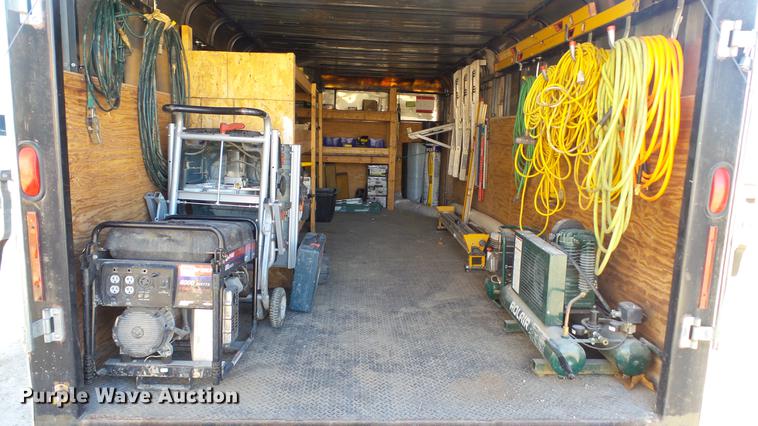 image for item AP9529 2004 Lone Star Trailers enclosed cargo trailer and tools