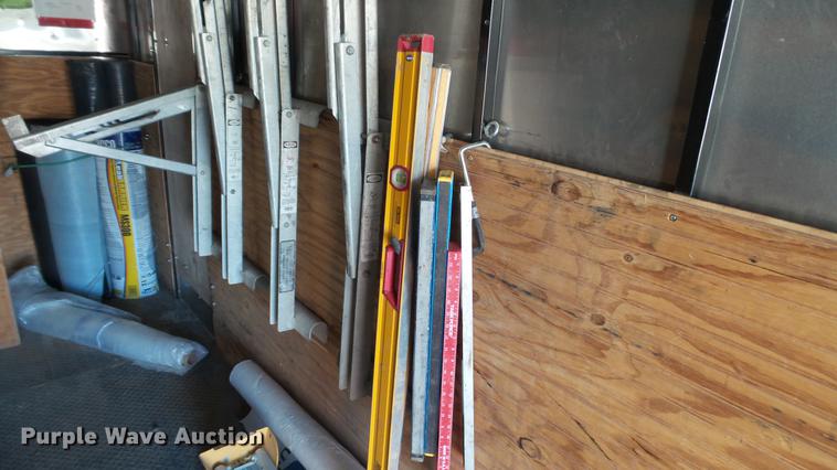 image for item AP9529 2004 Lone Star Trailers enclosed cargo trailer and tools