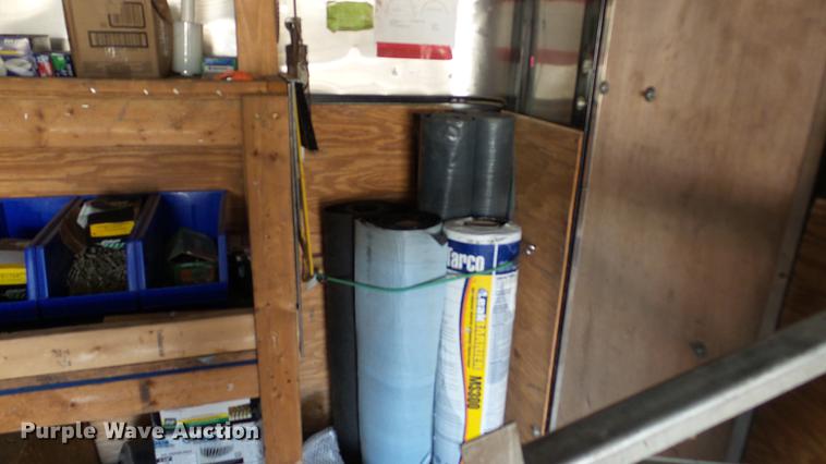 image for item AP9529 2004 Lone Star Trailers enclosed cargo trailer and tools