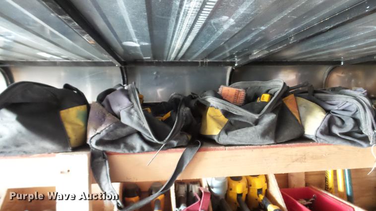 image for item AP9529 2004 Lone Star Trailers enclosed cargo trailer and tools