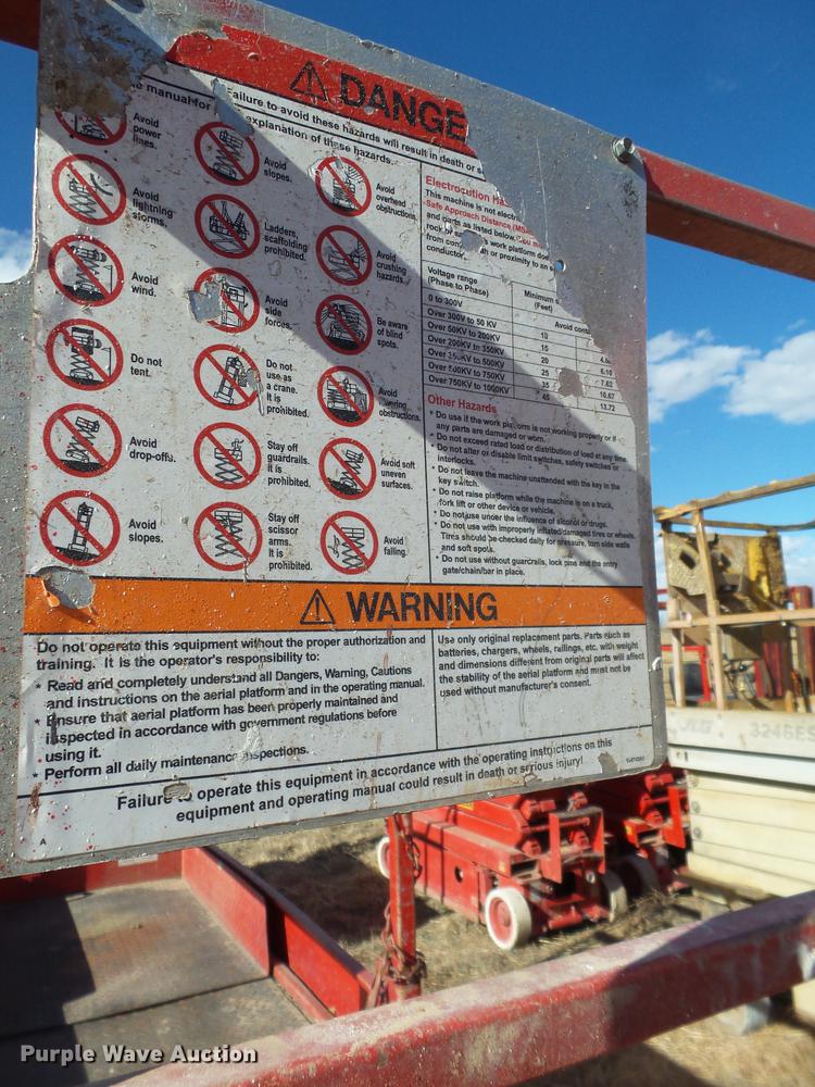 image for item BJ9883 Sky Jack III 3219 scissor lift