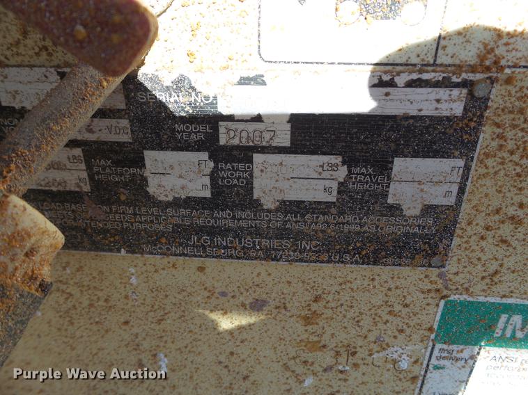 image for item BJ9887 JLG 3246ES scissor lift