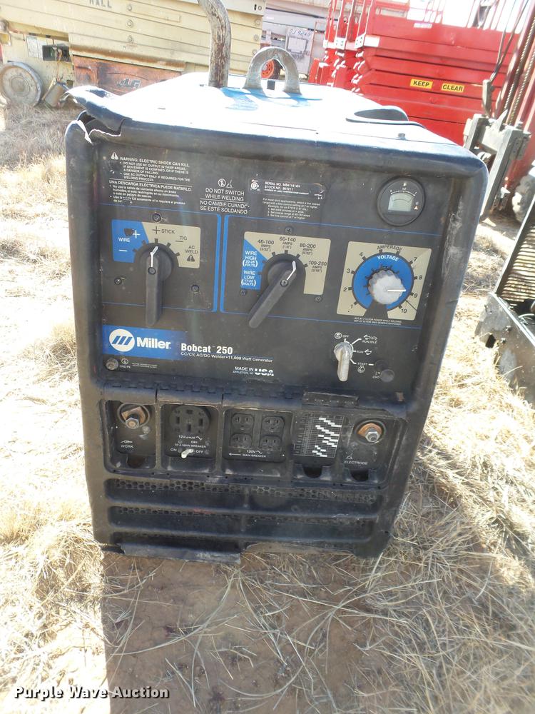 image for item BJ9892 Miller Bobcat 250 AC/DC welder